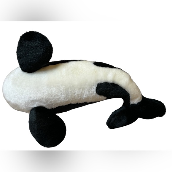 Set of 2 Vintage Sea World Orca Killer Whales Shamu Plushes/Stuffed Animals GUC - Picture 6 of 11